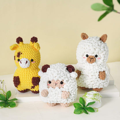 28-in-1 Tiny Beasties Crochet Patterns You’ll Love | Cute Animal Collection – Lion, Panda, Owl, Unicorn, Giraffe, Dog & More!